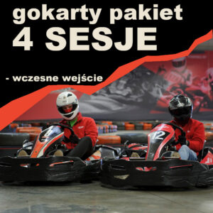 4x wczesna sesja gokartem standard na Bemowie