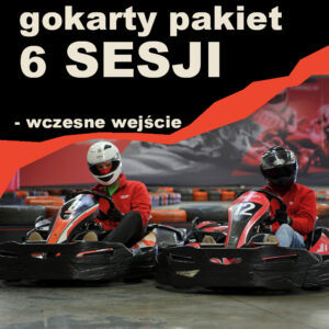 6x wczesna sesja gokartem standard na Bemowie