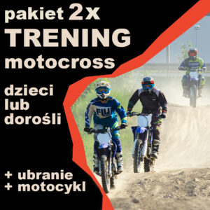 2x trening motocross + motocykl