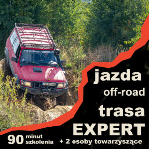 Jazda off-road Expert - ok 90 minut + 2 osoby